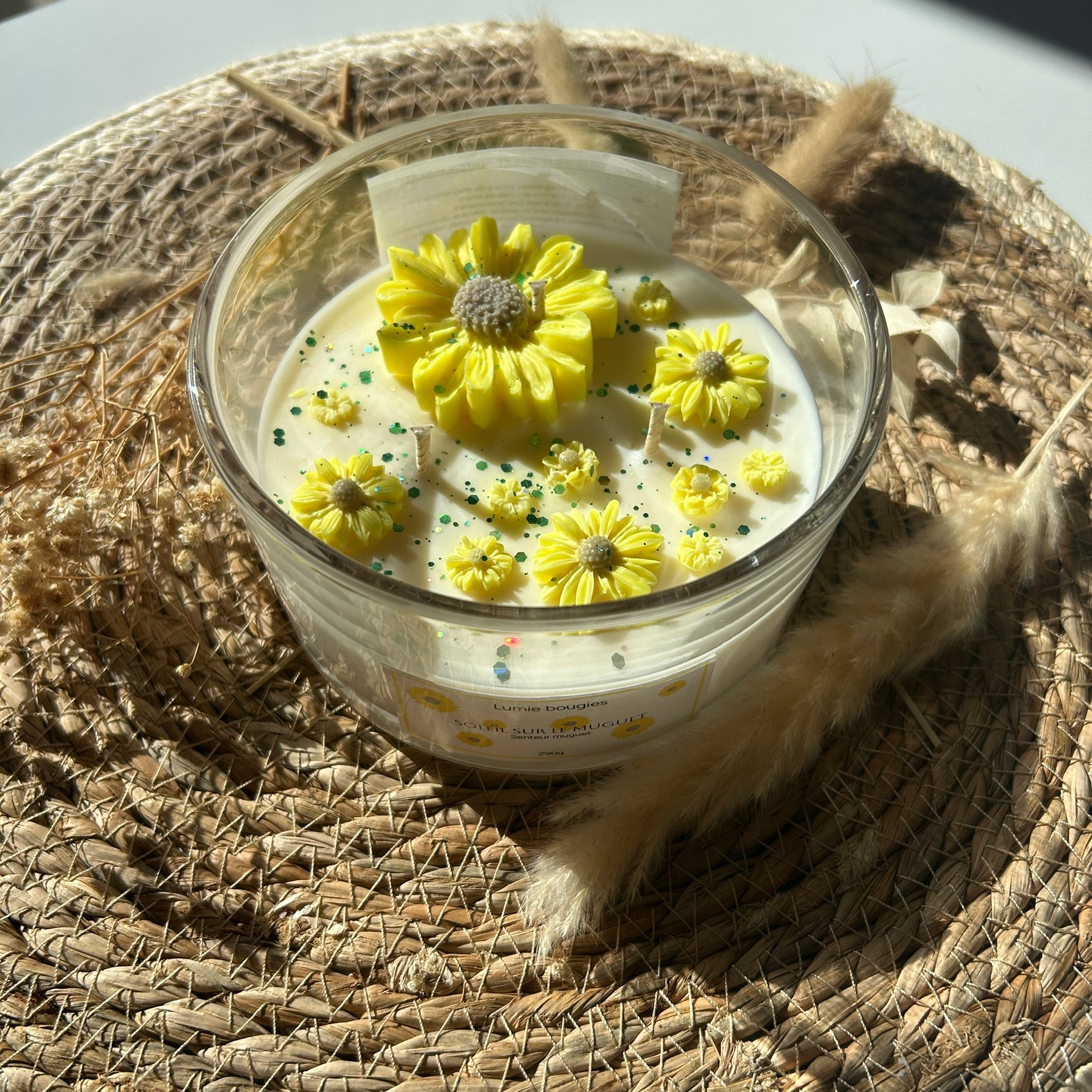 Bougie soleil sur le muguet - Senteur muguet