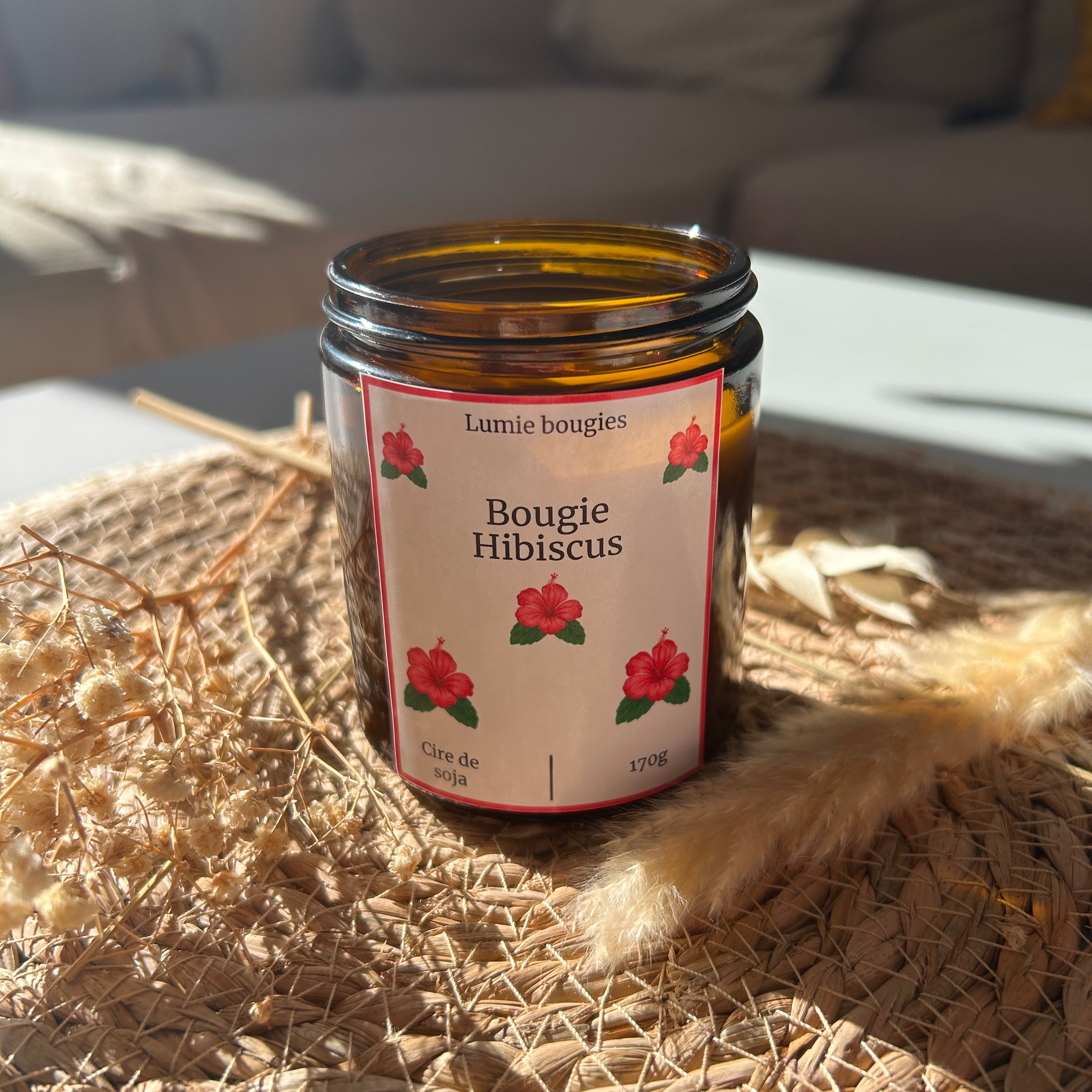 Bougie hibiscus