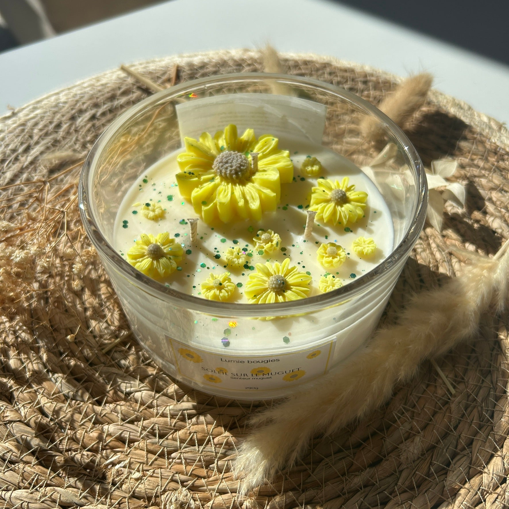 Bougie soleil sur le muguet - Senteur muguet