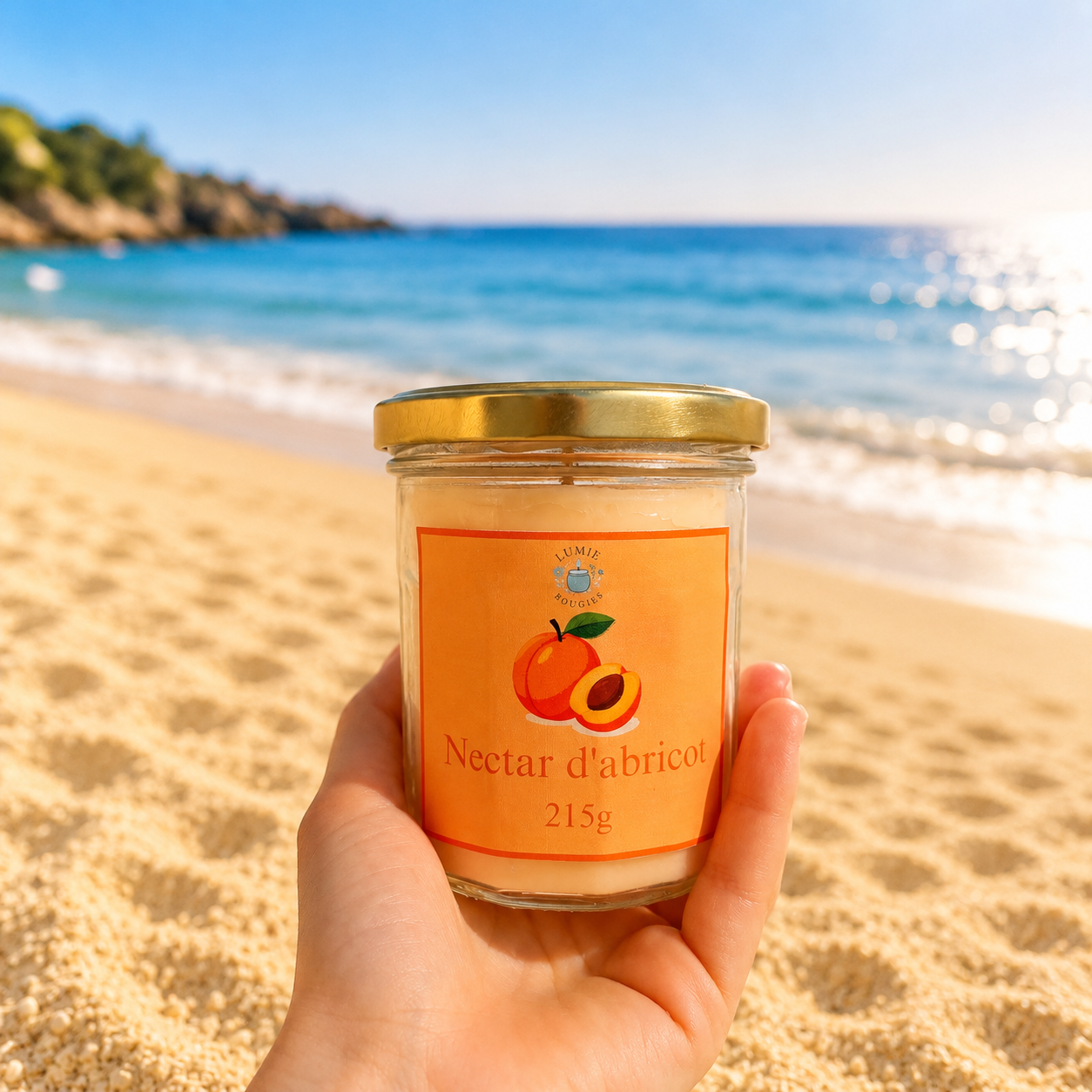 Bougie nectar d'abricot