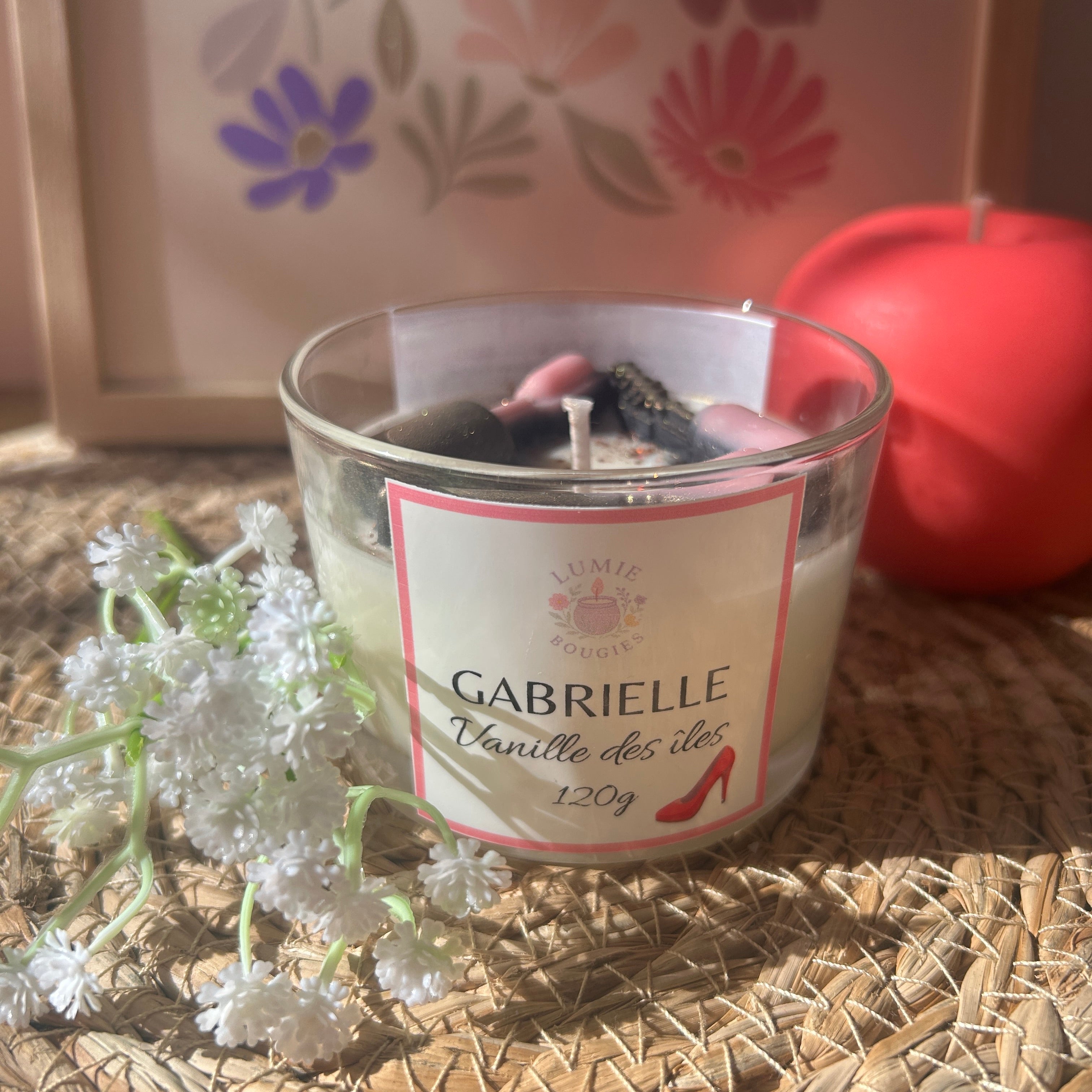 Bougie Gabrielle - Parfum vanille des îles