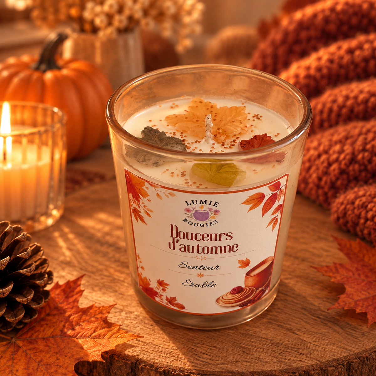 Bougie douceurs d'automne - Senteur érable