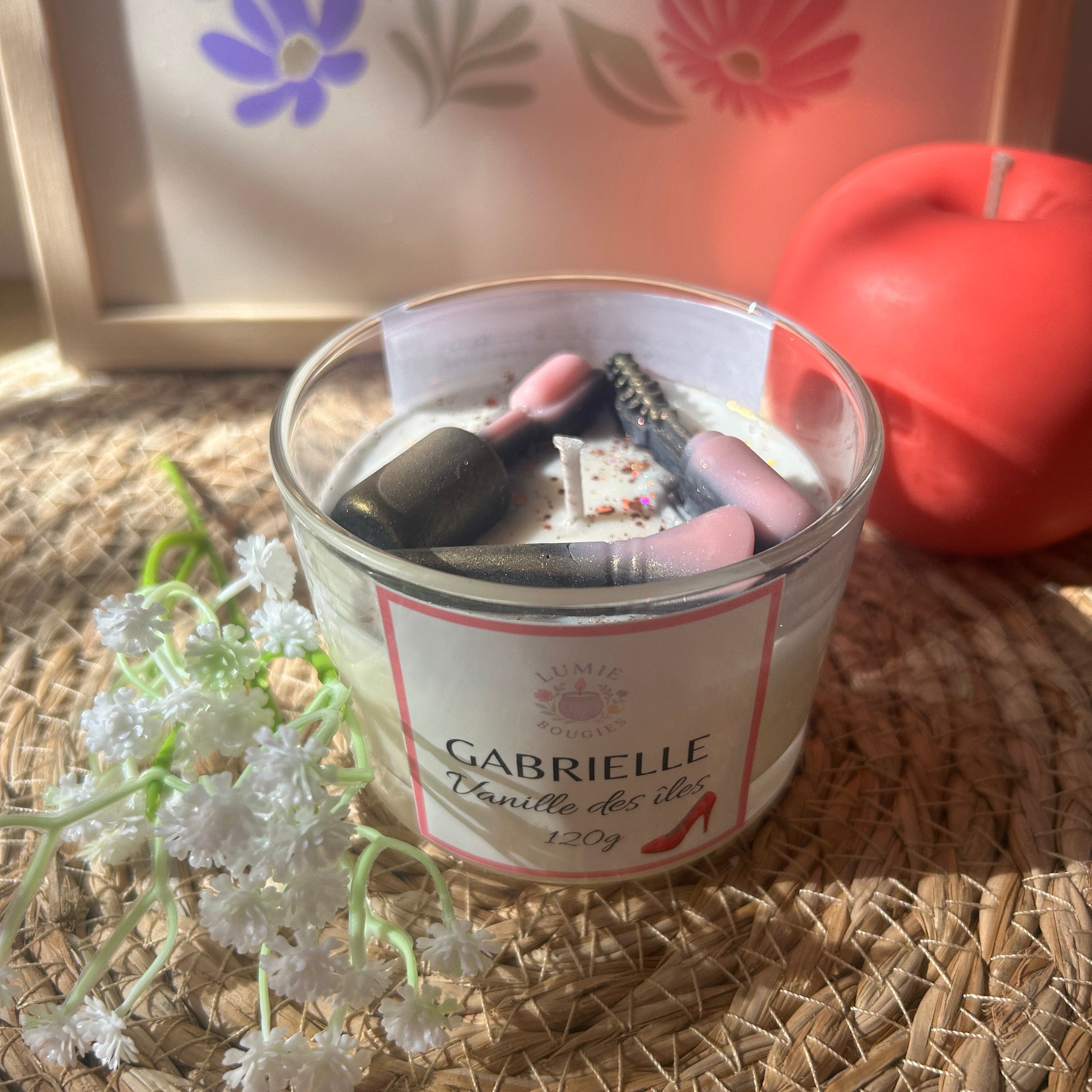 Bougie Gabrielle - Parfum vanille des îles