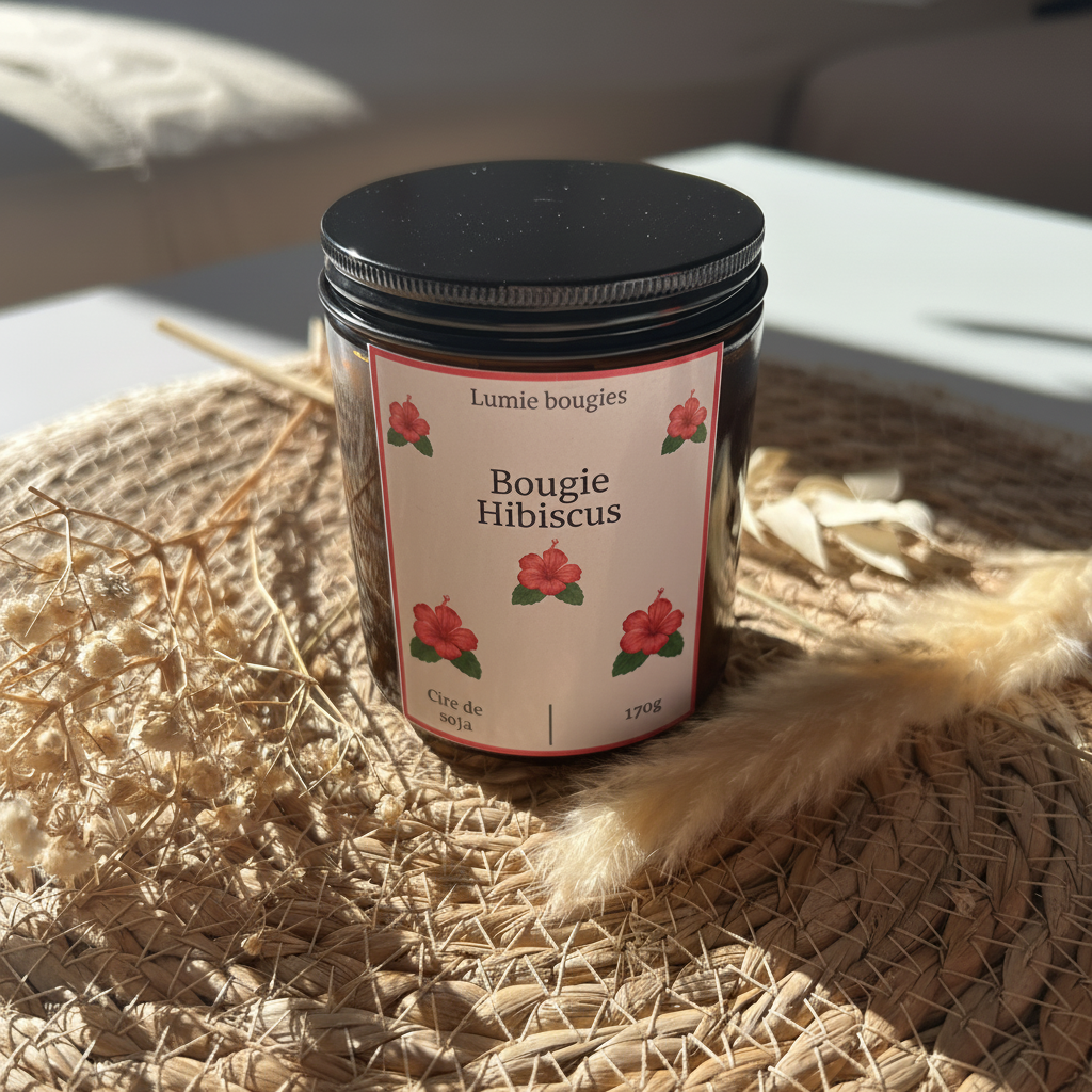 Bougie hibiscus