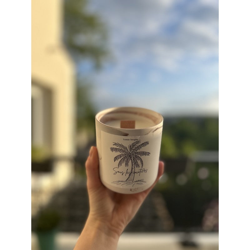 Bougie noix de coco